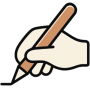 hand write icon